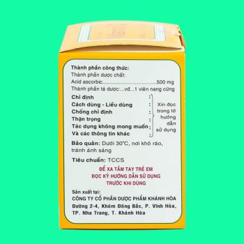 Vitamin C 500mg Khapharco 7 Vitamin C 500mg Khapharco
