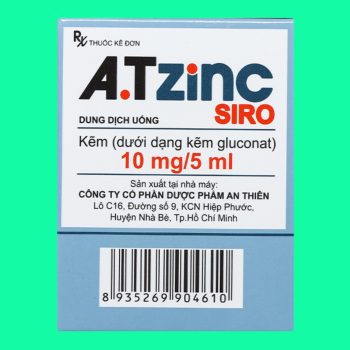 A.Tzinc Siro 10mg/5ml 4 A.Tzinc Siro 10mg/5ml