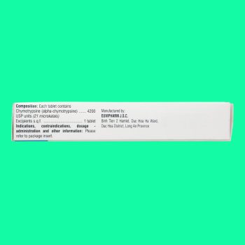 Alpha-Chymotrypsin Euvipharm 4 Alpha-Chymotrypsin Euvipharm
