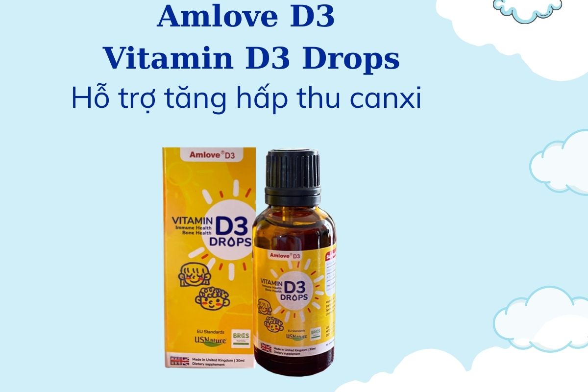Amlove D3 Vitamin D3 Drops