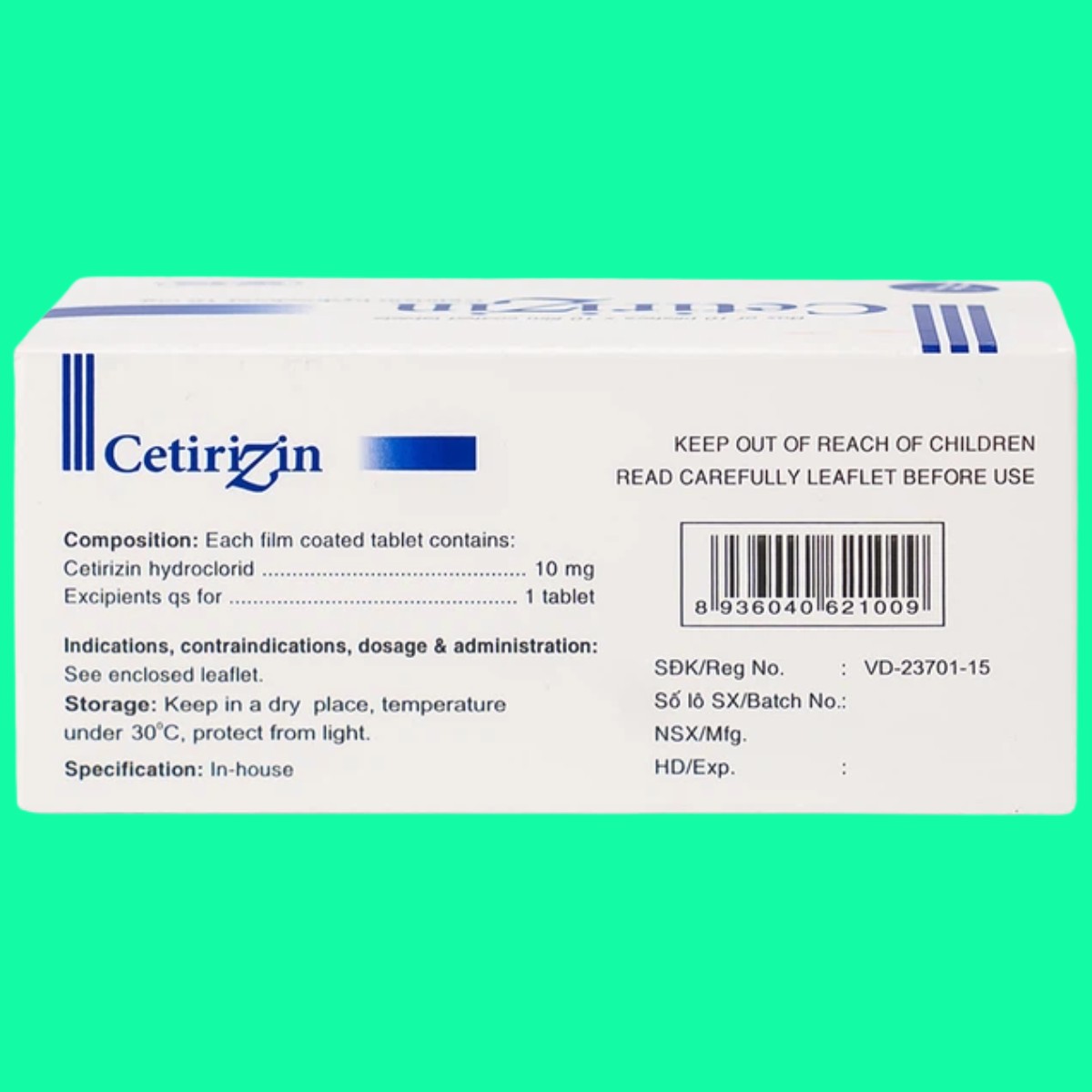 cetirizin-10mg-truong-tho-3 Cetirizin 10mg Trường Thọ