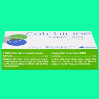 Colchicine Capel 1mg Mayoly Spindler