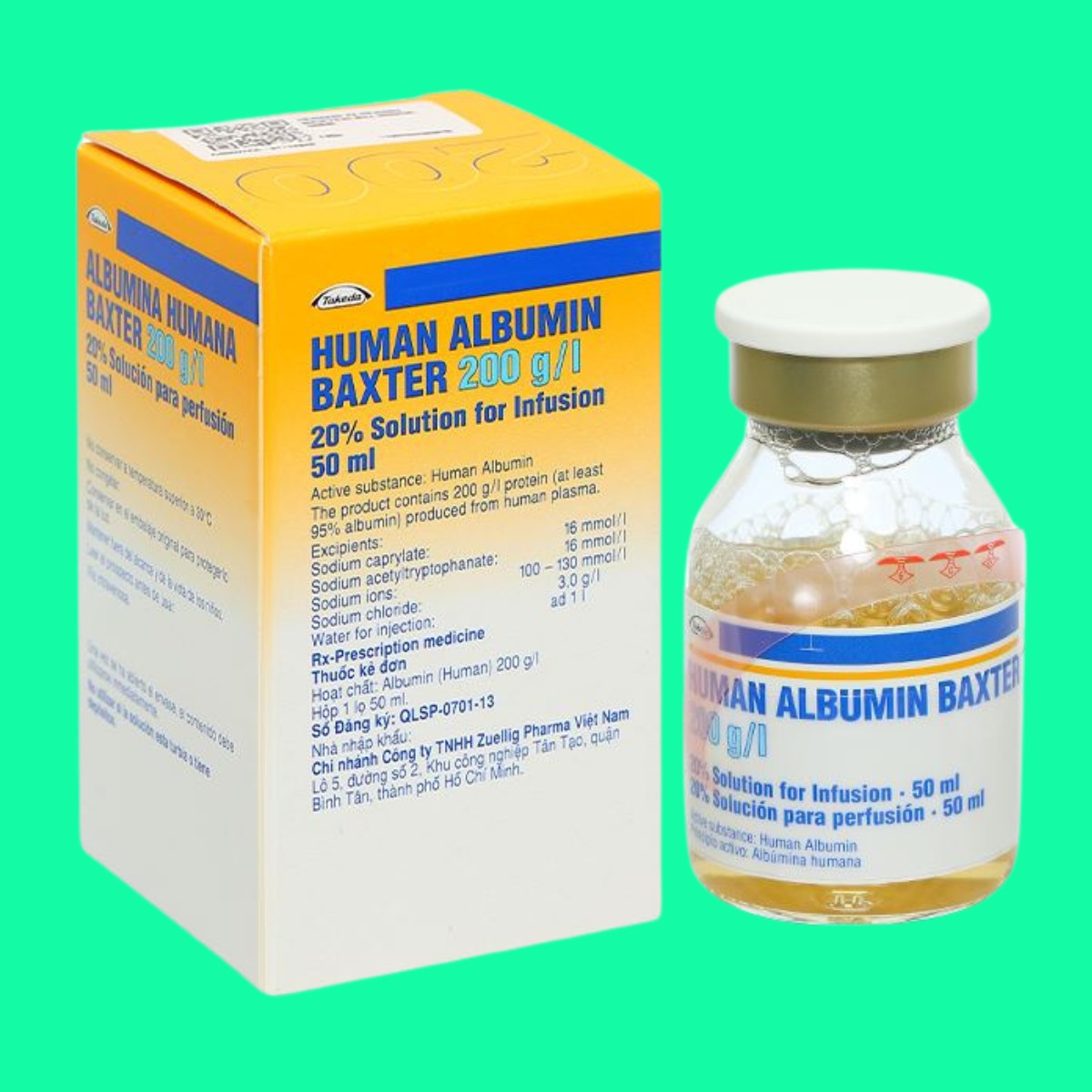 human-albumin-baxter-200g-l-1 Human Albumin Baxter 200g/l