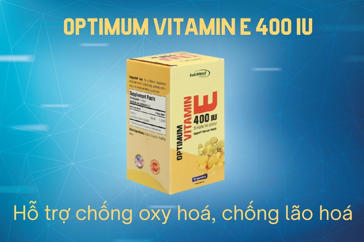 Optimum Vitamin E 400 IU 13 Optimum Vitamin E 400 IU