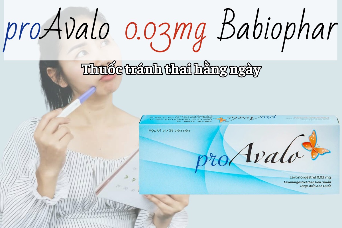 proAvalo 0.03mg Babiophar tránh thai hằng ngày
