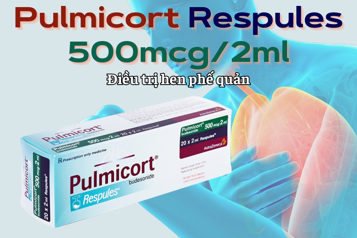 Pulmicort Respules 500mcg/2ml 9 Pulmicort Respules 500mcg/2ml điều trị hen phế quản
