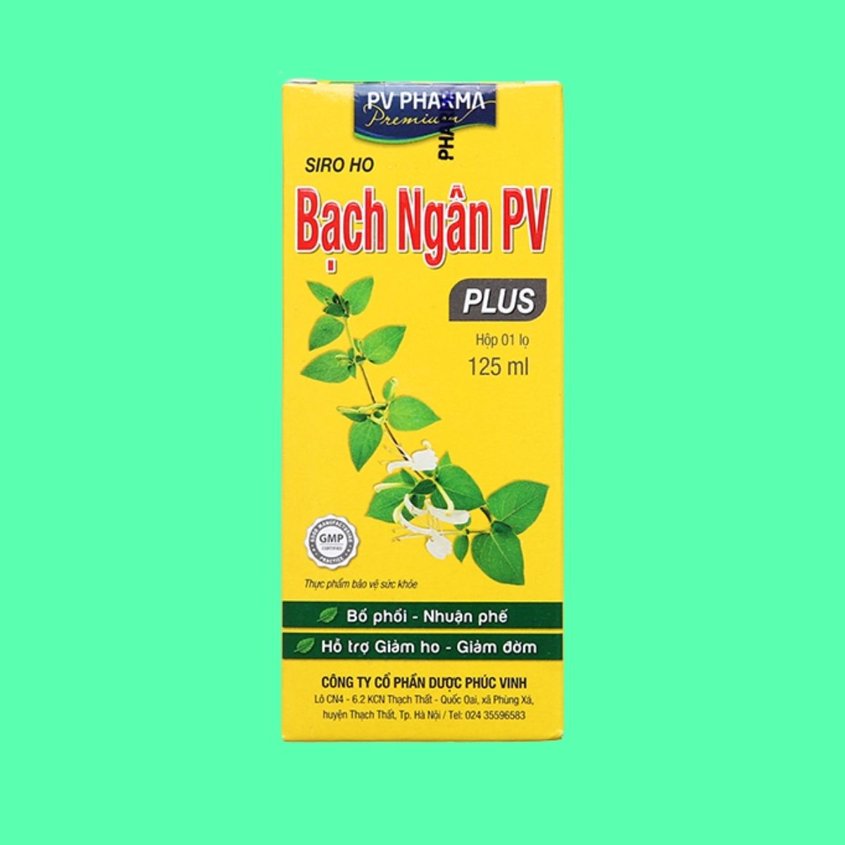 siro-ho-bach-ngan-pv-plus-2 Viatux Extra Không Đường