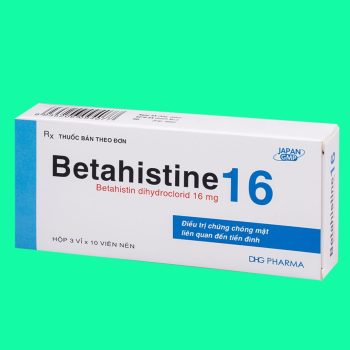 Betahistine 16 DHG 7 Betahistine 16 DHG