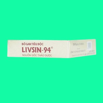 Bổ Gan Tiêu Độc Livsin-94 4 Bổ Gan Tiêu Độc Livsin-94