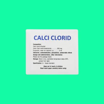 Calci Clorid Vidipha 0,5g/5ml 2 Calci Clorid Vidipha 0,5g/5ml