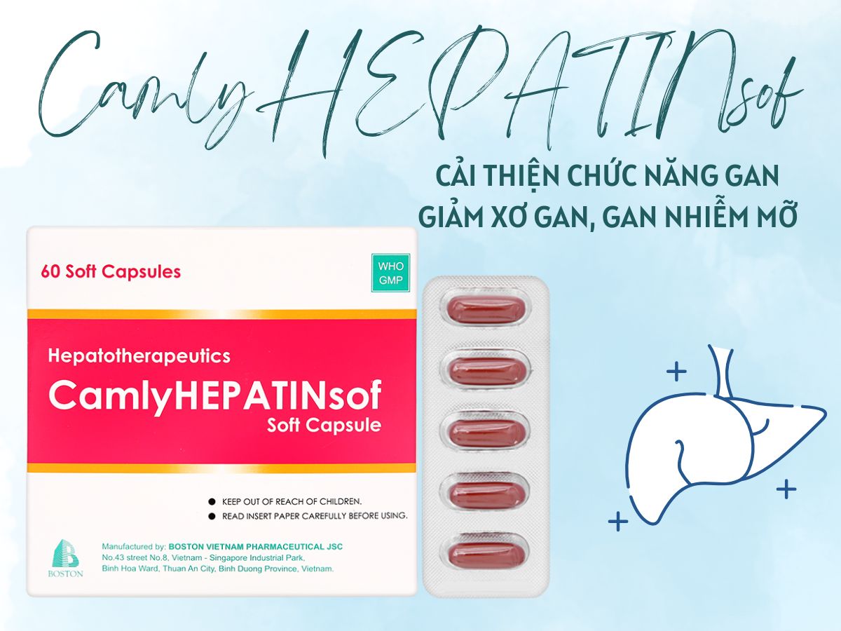 CamlyHEPATINsof 14 CamlyHEPATINsof điều trị rối loạn chức năng gan
