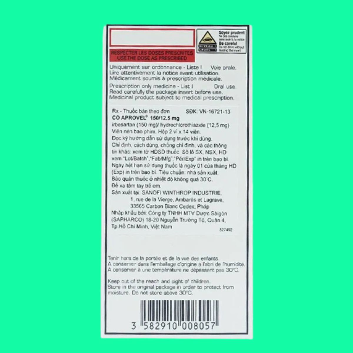 Coaprovel 150mg_12.5mg (3) Coaprovel 150mg/12.5mg