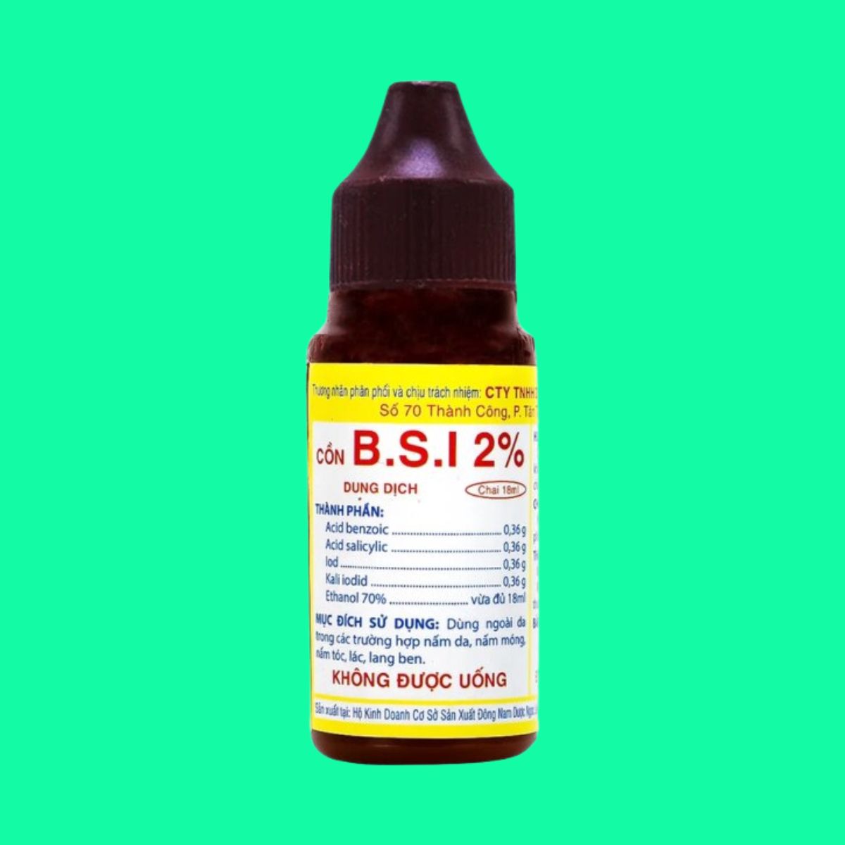 Cồn BSI 2% Nam Việt (1) Cồn BSI 2% Nam Việt