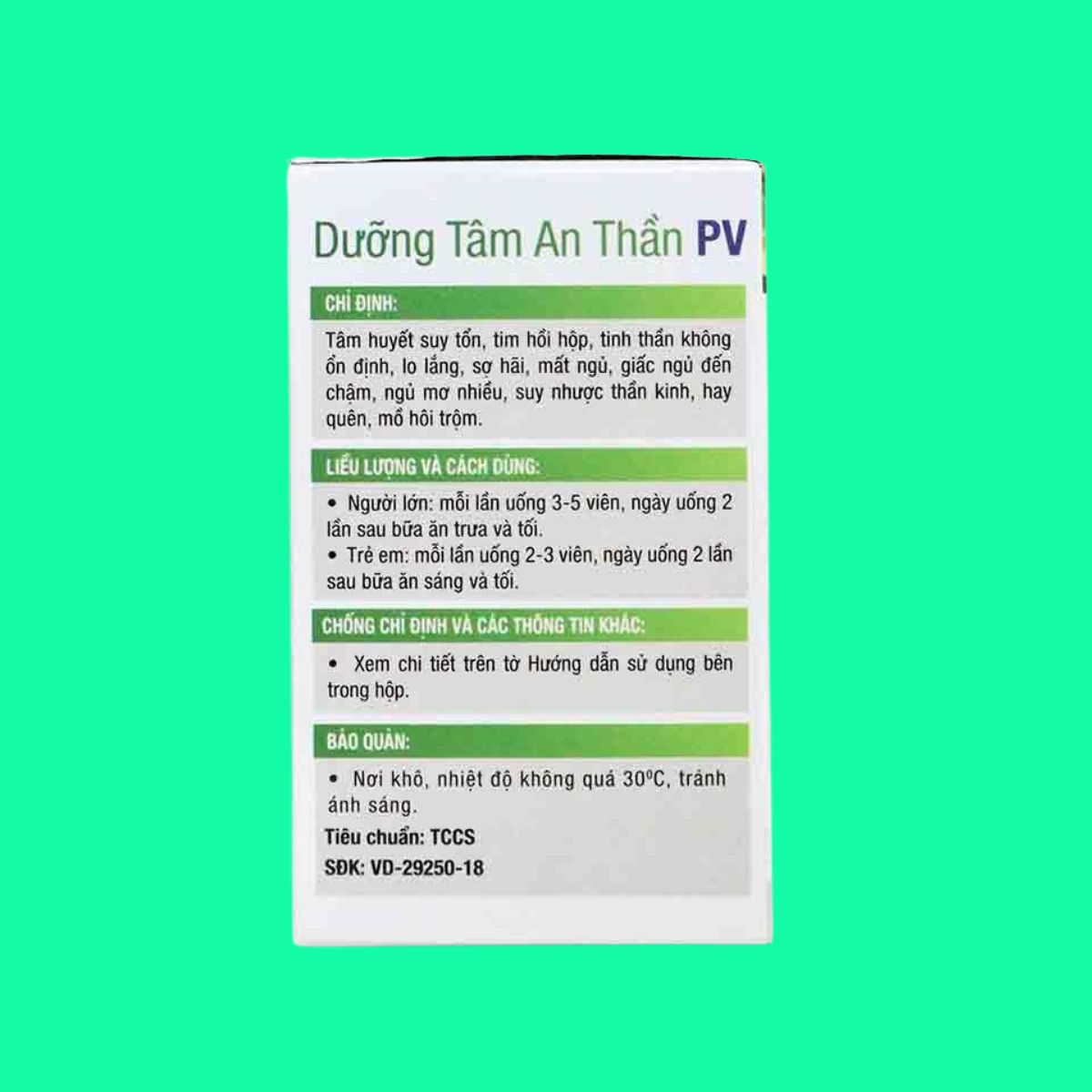 Dưỡng Tâm An Thần PV (6) Dưỡng Tâm An Thần PV