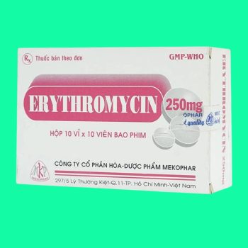 Erythromycin 250mg Mekophar 2 Erythromycin 250mg Mekophar