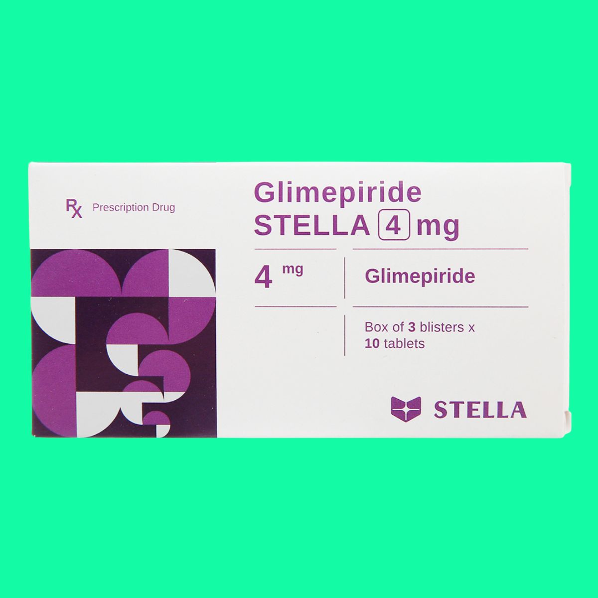 Glimepiride Stella 4mg (2) Glimepiride Stella 4mg