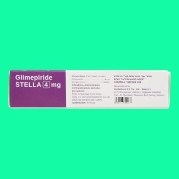 Glimepiride Stella 4mg 5 Glimepiride Stella 4mg