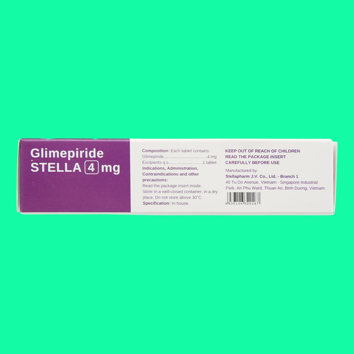 Glimepiride Stella 4mg (5) Glimepiride Stella 4mg