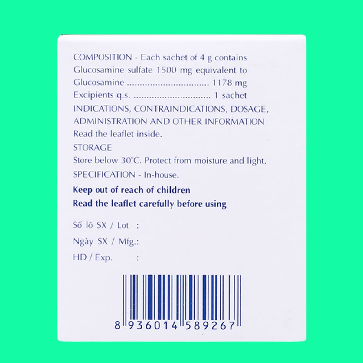 Glucosamine Stada 1500mg (7) Glucosamine Stada 1500mg