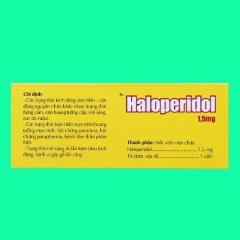 Haloperidol 1.5mg Danapha 6 Haloperidol 1.5mg