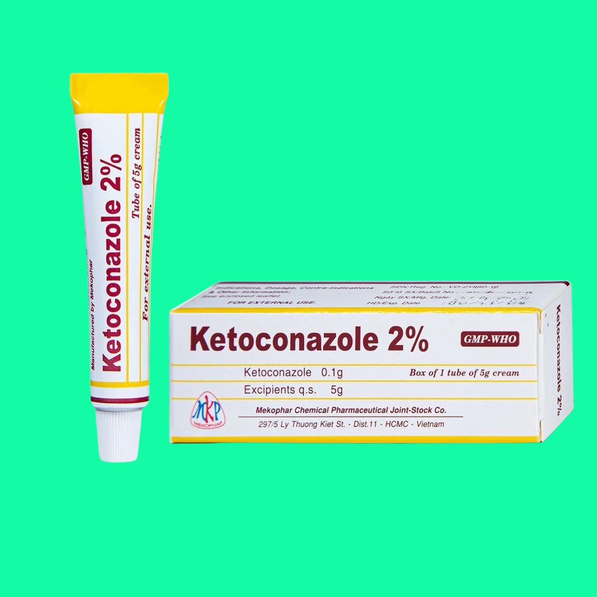 Ketoconazole 2% Mekophar (2) Ketoconazole 2% Mekophar
