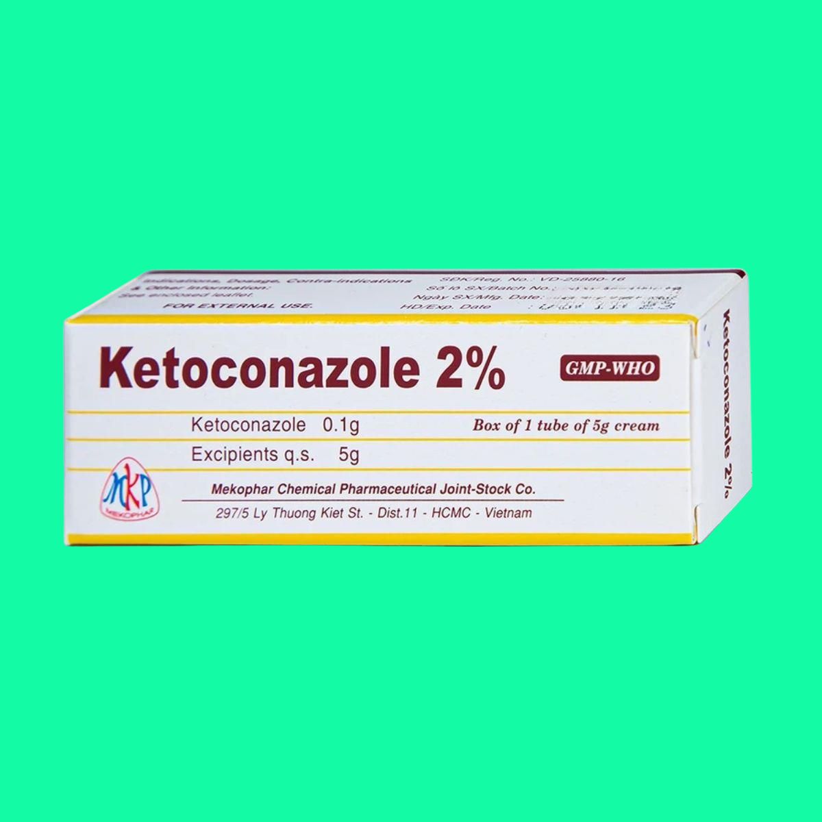 Ketoconazole 2% Mekophar (4) Ketoconazole 2% Mekophar