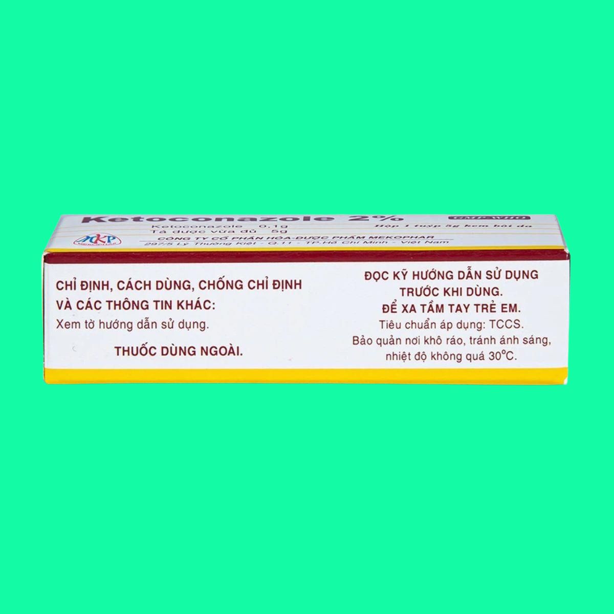 Ketoconazole 2% Mekophar (6) Ketoconazole 2% Mekophar