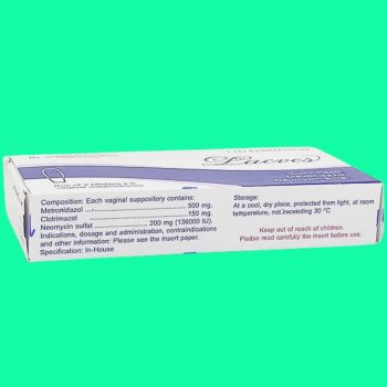 Viên đặt âm đạo Lacves Farmaprim 8 Lacves Farmaprim