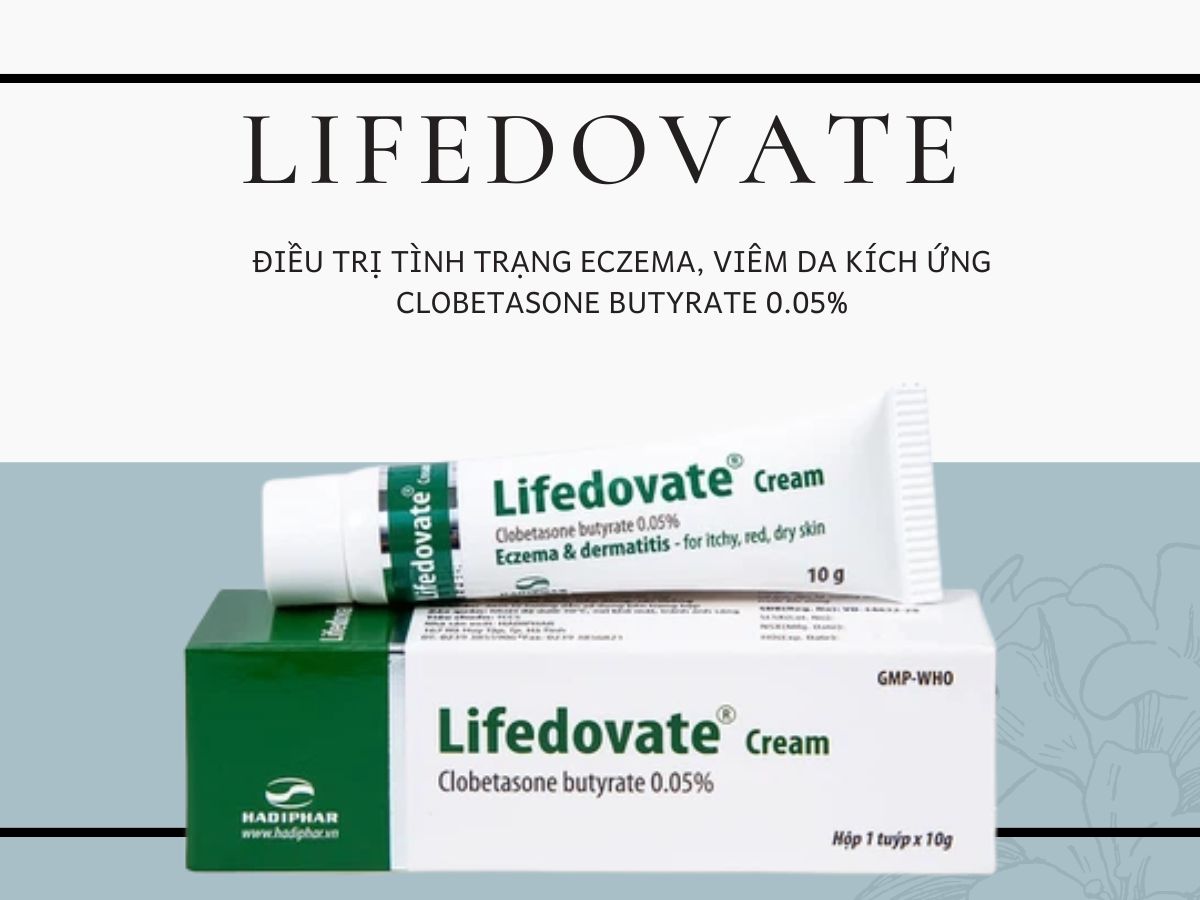 Lifedovate điều trị ngắn hạn tình trạng viêm da cơ địa