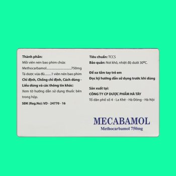 Mecabamol 750mg 4 Mecabamol 750mg