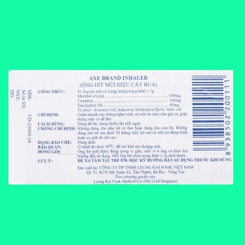Ống hít Axe Brand Inhaler 3 Ống hít Axe Brand Inhaler