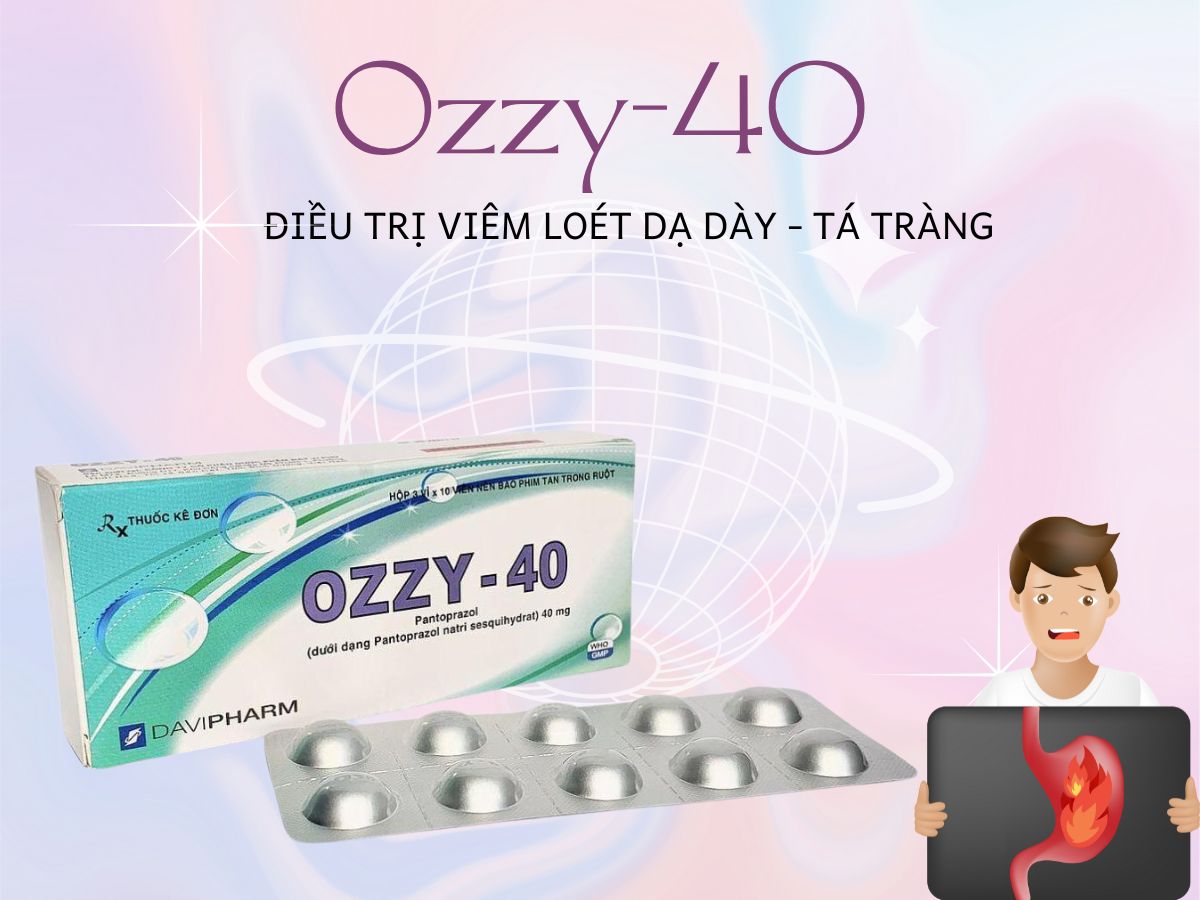 Ozzy-40 9 Ozzy-40 điều trị hội chứng Zollinger - Ellison