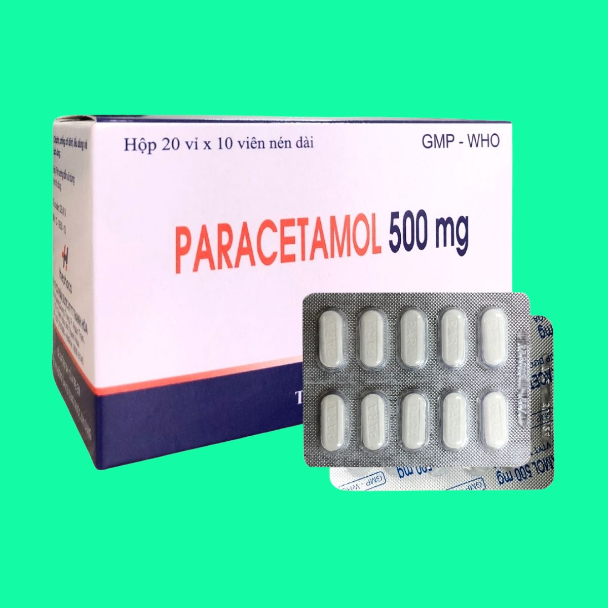 Paracetamol 500mg Thephaco (2) Paracetamol 500mg Thephaco