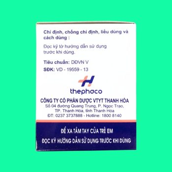 Paracetamol 500mg Thephaco 4 Paracetamol 500mg Thephaco
