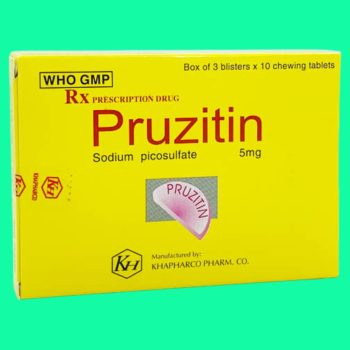 Pruzitin 5mg 2 Thuốc Pruzitin 5mg có tác dụng điều trị táo bón ngắn hạn