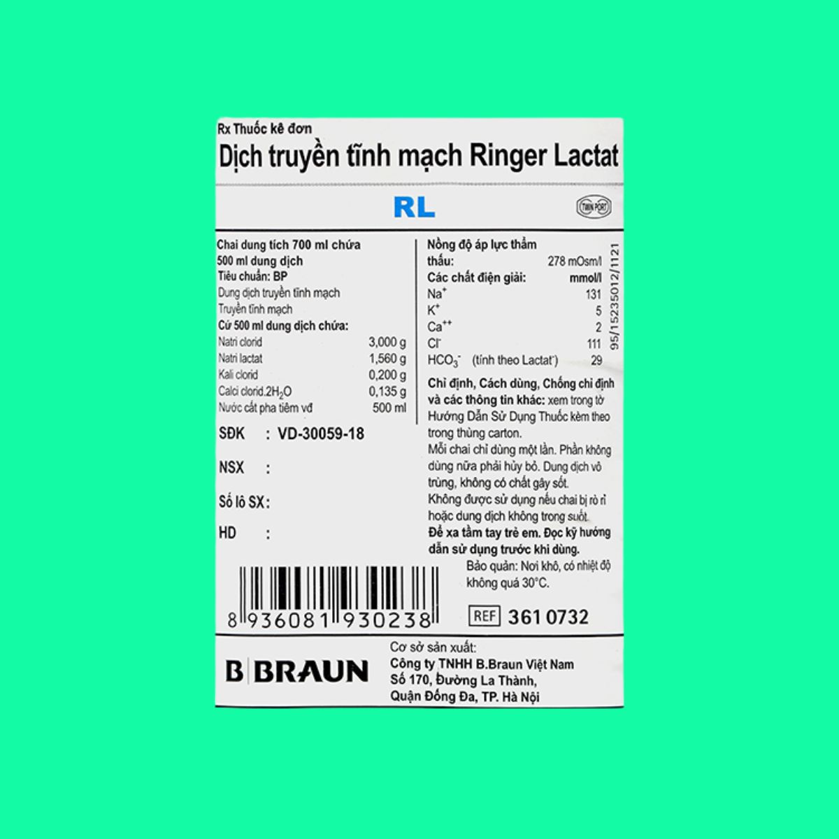 Ringer Lactat Braun (5) Ringer Lactat Braun