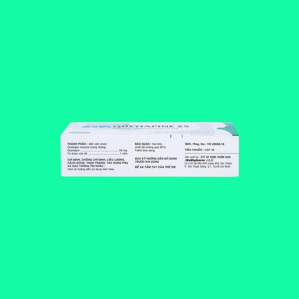 SaVi-Quetiapine-25-3 Savi Quetiapine 25