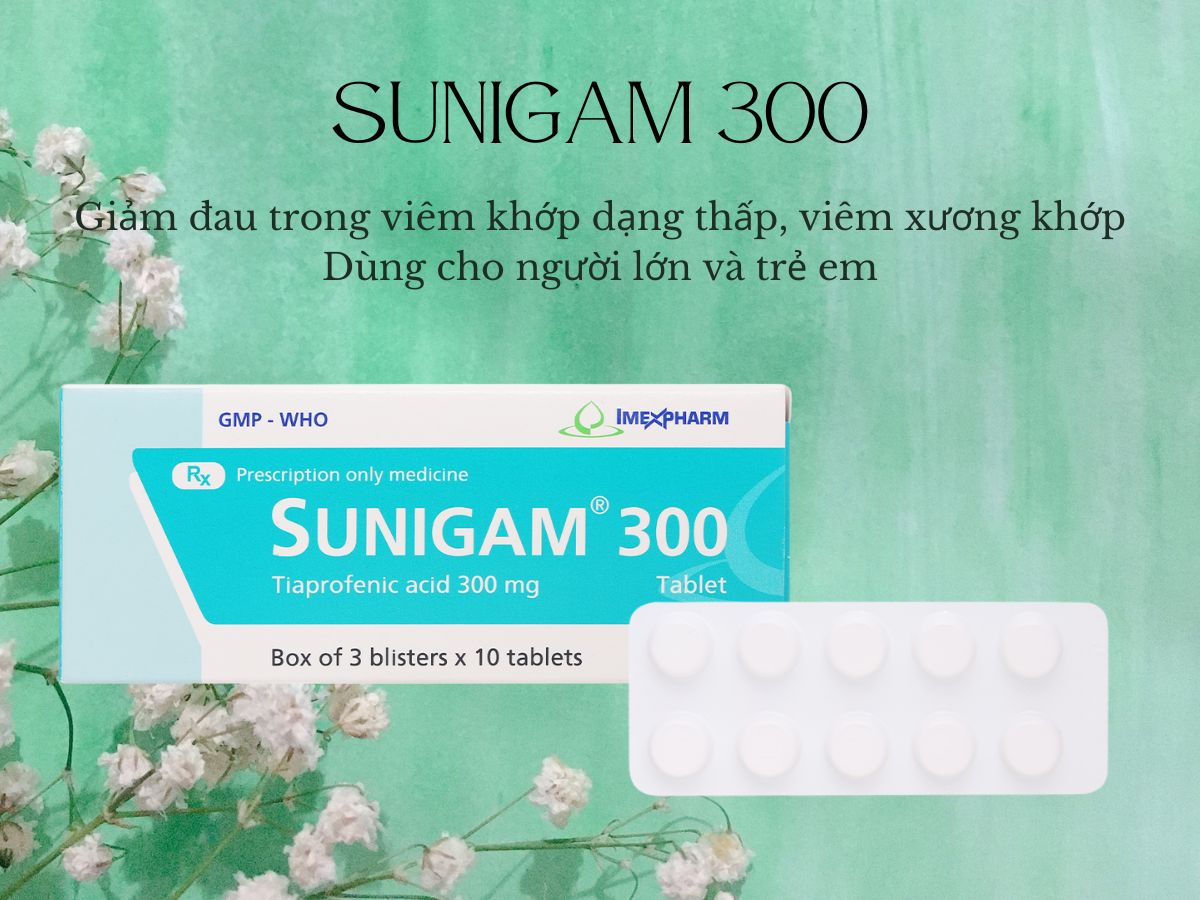 Công dụng- Chỉ định thuốc Sunigam 300