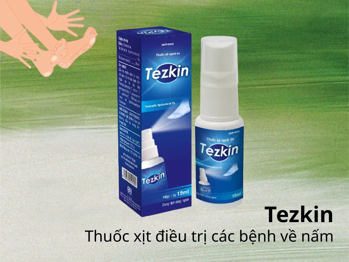 Thuốc xịt Tezkin 6 Tezkin thuốc xịt điều trị các bệnh về nấm