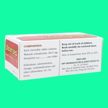Ulcersep 262.5mg 7 Ulcersep 262.5mg