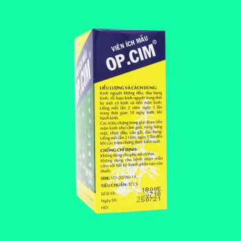 Viên Ích Mẫu OP.CIM 6 Viên ích mẫu OP.CIM