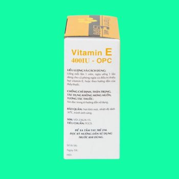 Vitamin E 400IU OPC 5 Vitamin E 400IU OPC