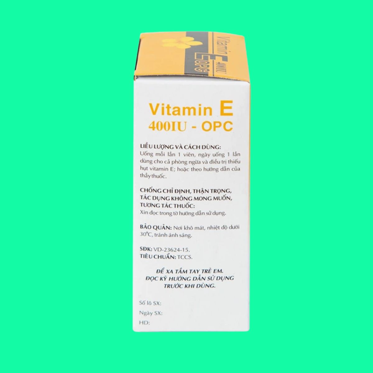 Vitamin E 400IU OPC (5) Vitamin E 400IU OPC