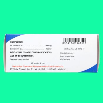 Vitamin PP 500mg Mekophar