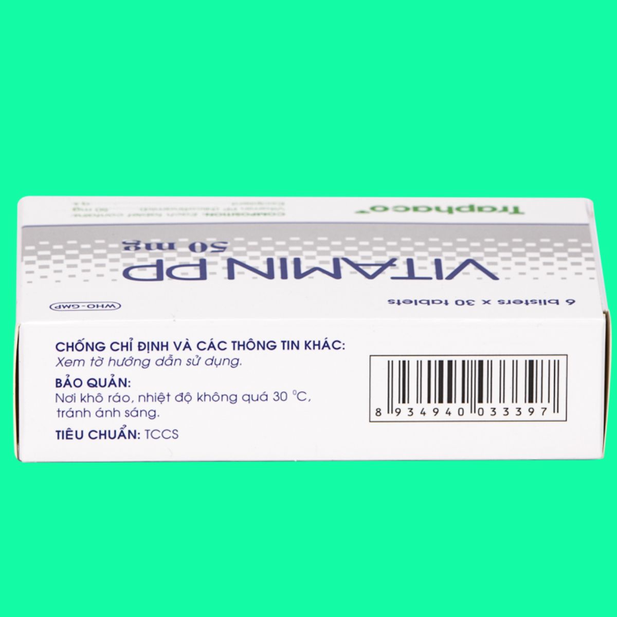 Vitamin-Pp-50Mg-Traphaco-3 Thuốc Vitamin PP 50mg Traphaco có tác dụng phòng ngừa tình trạng thiếu hụt nicotinamid