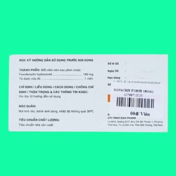 Xonatrix Forte 180mg 6 Xonatrix Forte 180mg