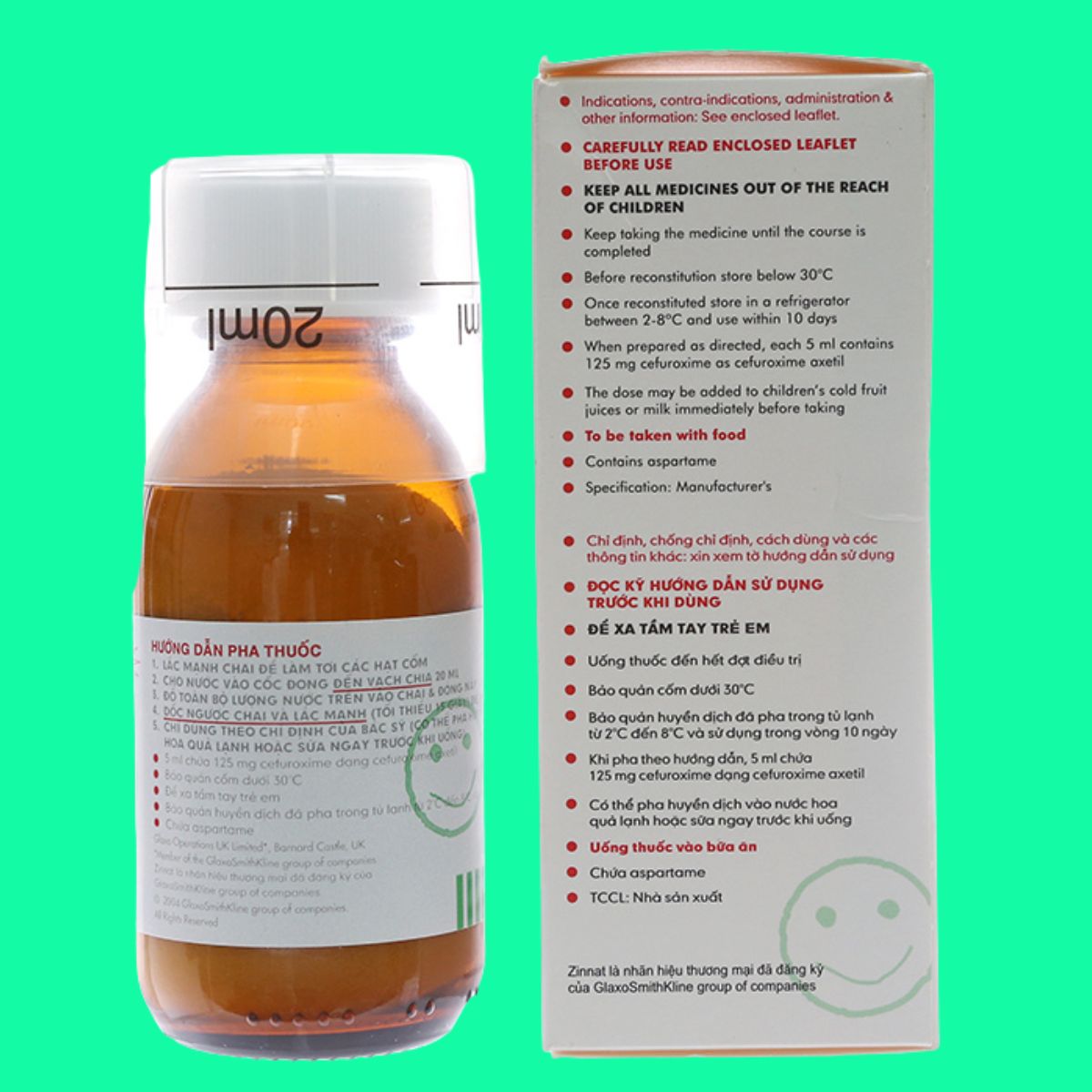 Zinnat Suspension 125mg (5) Zinnat Suspension 125mg