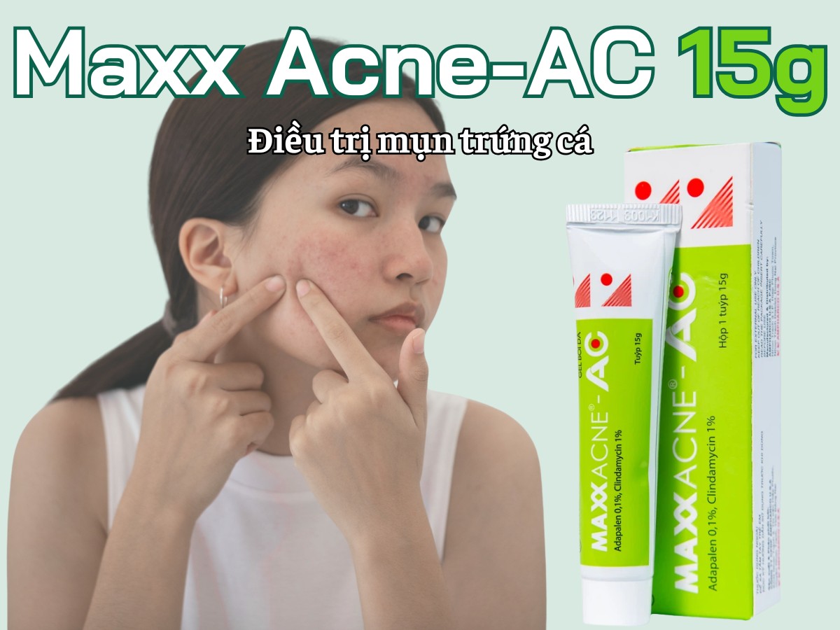 Maxx Acne-AC 15g 10 Maxx Acne-AC 15g điều trị mụn trứng cá
