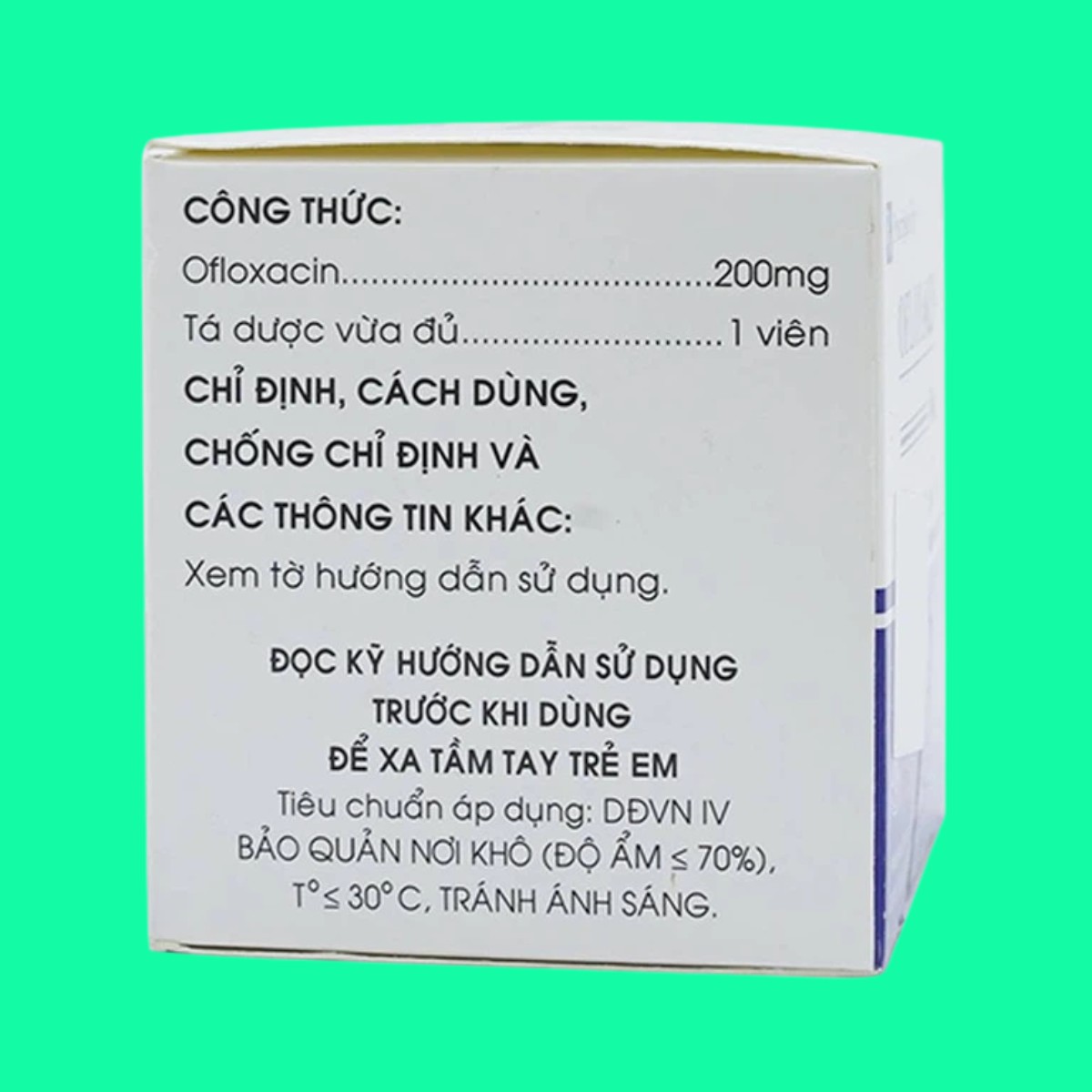 ofloxacin-200mg-mekophar-2 Ofloxacin 200mg Mekophar