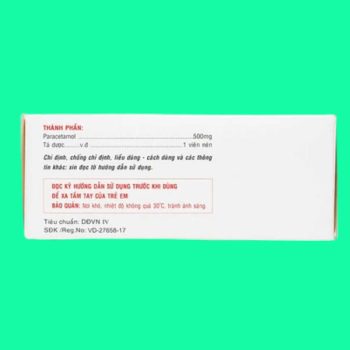 Paracetamol 500mg Armephaco 2 Paracetamol 500mg Armephaco